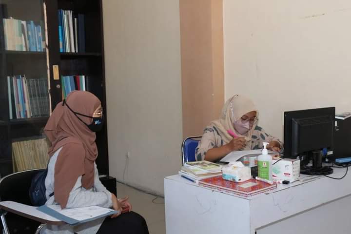 KUNJUNGAN PUSTAKAWAN DINAS PERPUSTAKAAN DAN KEARSIPAN PROV. NTB DI RSJMS